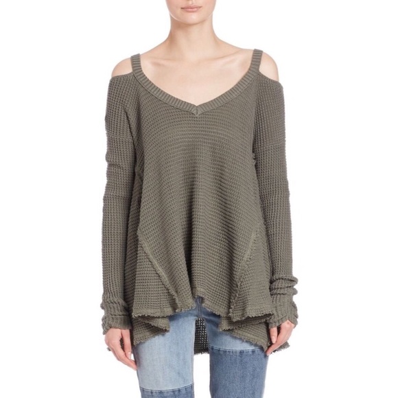 Free People Sweaters - Free People Moonshine Waffle Knit Sweater
